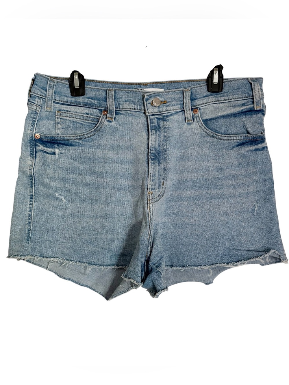 Levi Strauss High Rise Shorts Heritage Denim Blue Jean Women's Size 16